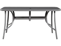 Salotto da giardino 6 posti "Cordoba + Porto" 6 persone- grigio chiaro