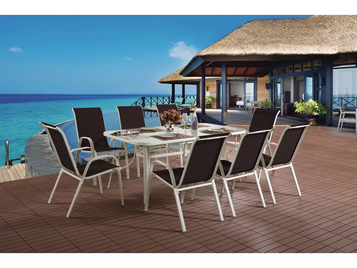 Salotto da giardino in textilene " Cordoba XL 180 " - Phoenix -Talpa