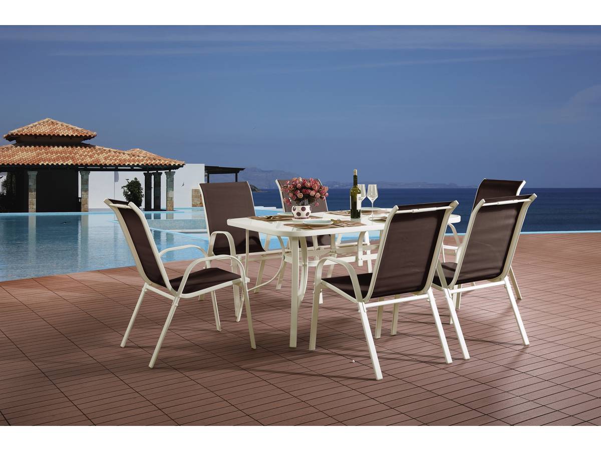 Mobili da giardino in textilene "Cordoba" - Phoenix -Talpa