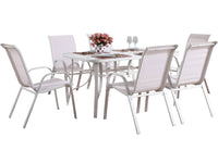 Salotto da giardino in textilene" Cordoba" - Phoenix -Ecru