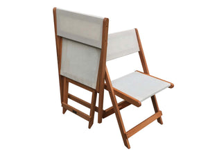 Mobili da giardino "Seoul" - 1 tavolo + 6 sedie - acero - beige