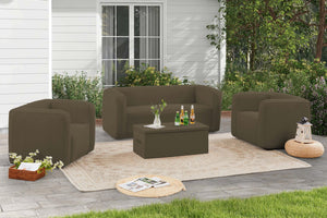 Salotto gonfiabile a 5 posti - Terracotta - Interno ed esterno - Cammello