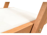 Mobili da giardino "Seoul" - 1 tavolo + 8 sedie - acero - beige