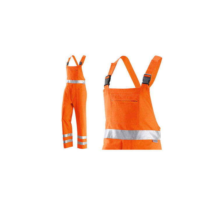 Salopette alta visibilità giallo taglia 54 – sicurezza e multitasche