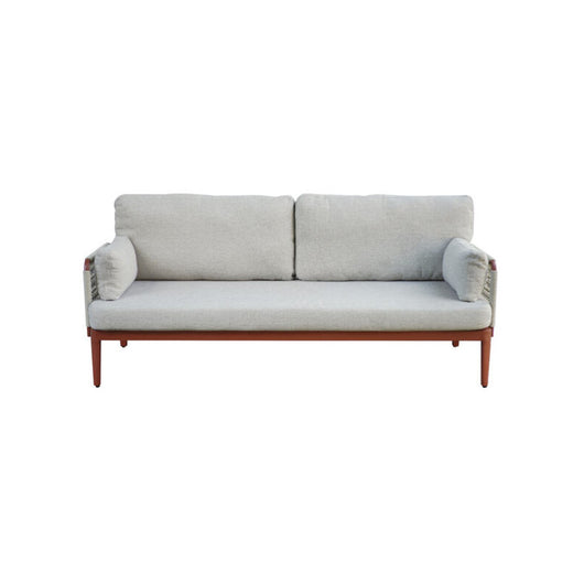 Salotto Bandol In Alluminio Rosso + Corda Beige Moia