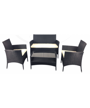 Salotto da GIARDINO set Capri 4 pezzi con cuscini