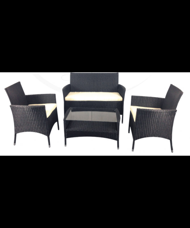 Salotto da GIARDINO set Capri 4 pezzi con cuscini