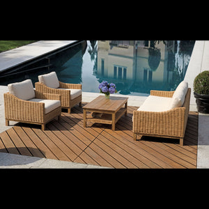 Salotto Maiori In Rattan Leles Moia