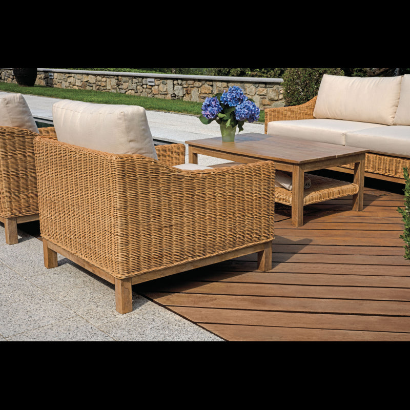 Salotto Maiori In Rattan Leles Moia