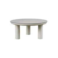 Salotto Port Grimaud In Alluminio Bianco + Imbottitura Grigia Moia