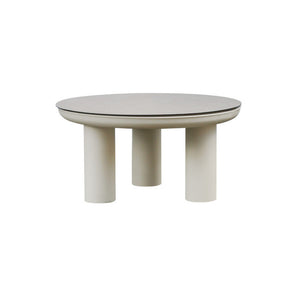 Salotto Port Grimaud In Alluminio Bianco + Imbottitura Grigia Moia