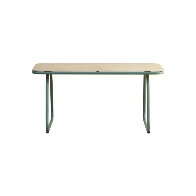 Salotto Tinos In Ferro Verde E Textilene + Cuscino Ecru' Moia