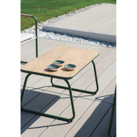 Salotto Tinos In Ferro Verde E Textilene + Cuscino Ecru' Moia