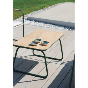 Salotto Tinos In Ferro Verde E Textilene + Cuscino Ecru' Moia