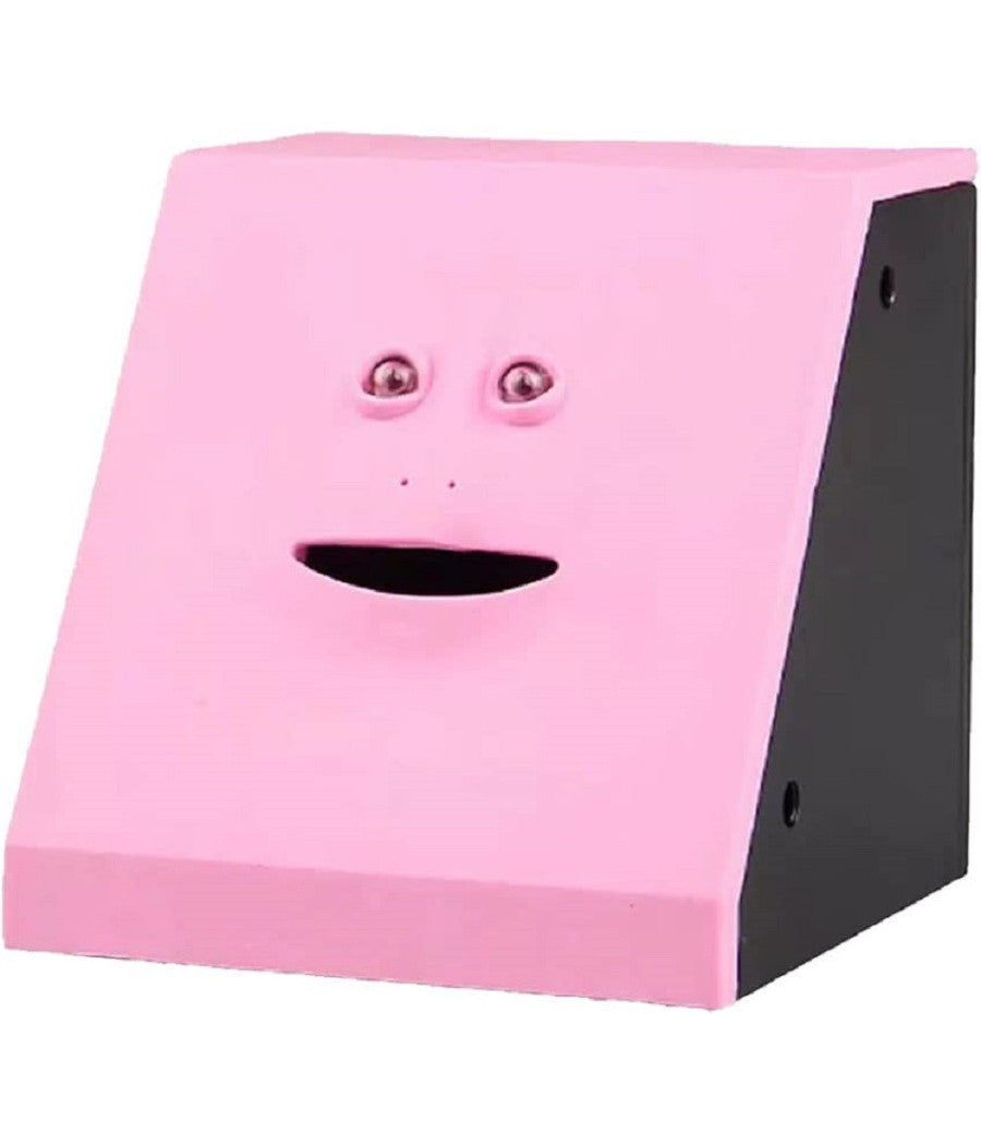 Salvadanaio Dinamico A Forma Di Viso In Plastica Induzione Elettrica Divertente         