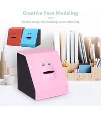 Salvadanaio Dinamico A Forma Di Viso In Plastica Induzione Elettrica Divertente         