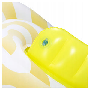 Trade Shop - Salvagente A Mutandina Quadrato Gonfiabile Swim Safe Comfort Plush Giallo 79x79cm 32298 -