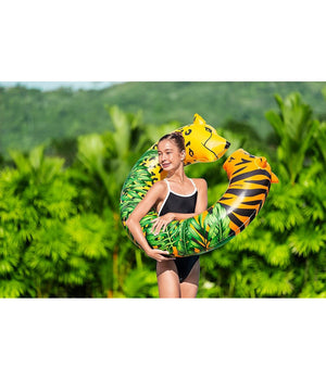 Trade Shop - Salvagente Aperto Fashion Jungle Dream 119cm Estate Spiaggia Lago Piscina 36360 -