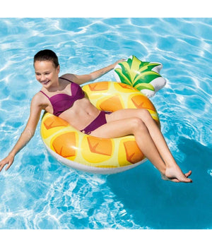 Salvagente Ciambella Gonfiabile Ananas 117 X 86 Cm Mare Piscina Spiaggia         
