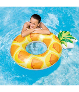Salvagente Ciambella Gonfiabile Ananas 117 X 86 Cm Mare Piscina Spiaggia         