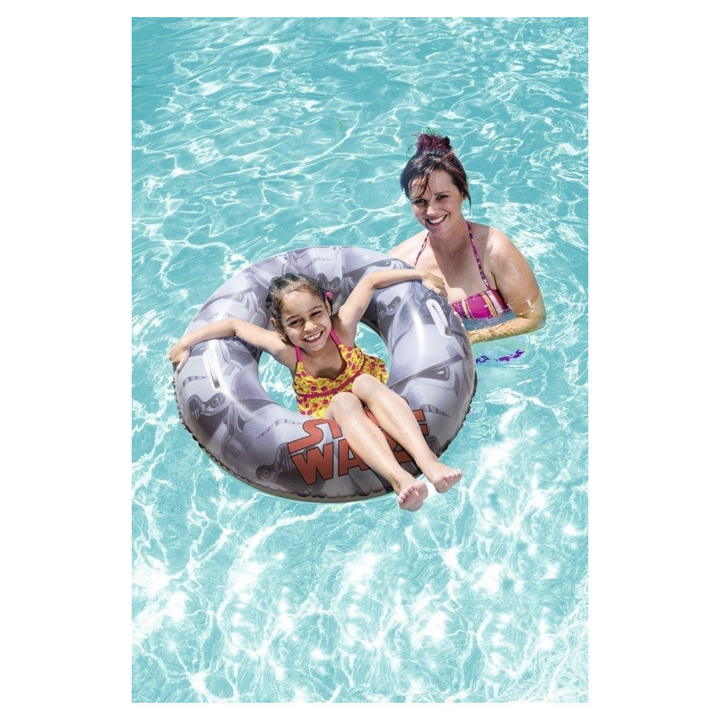 Trade Shop - Salvagente Ciambella Gonfiabile Con Maniglie Star Wars 91cm Per Mare Piscina 019952 -