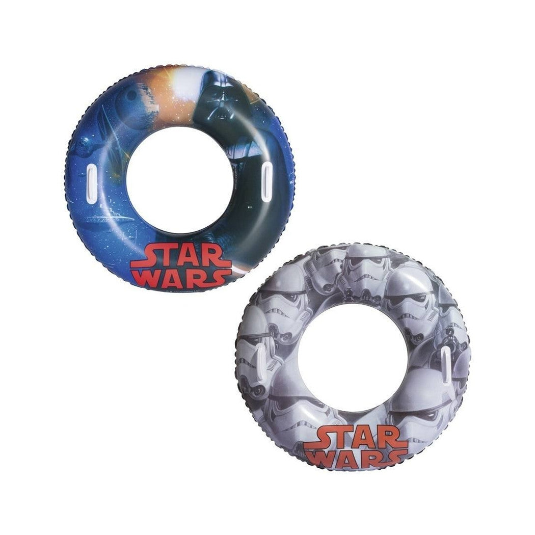 Trade Shop - Salvagente Ciambella Gonfiabile Con Maniglie Star Wars 91cm Per Mare Piscina 019952 -