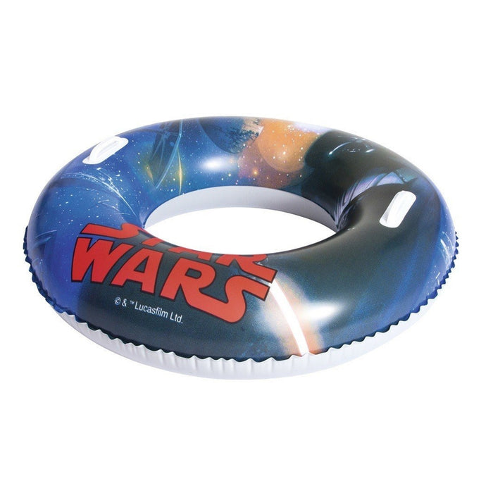 Trade Shop - Salvagente Ciambella Gonfiabile Con Maniglie Star Wars 91cm Per Mare Piscina 019952 -