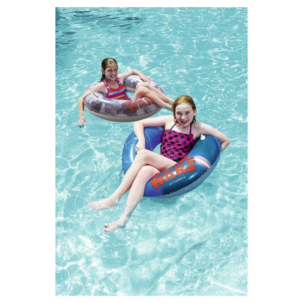 Trade Shop - Salvagente Ciambella Gonfiabile Con Maniglie Star Wars 91cm Per Mare Piscina 019952 -