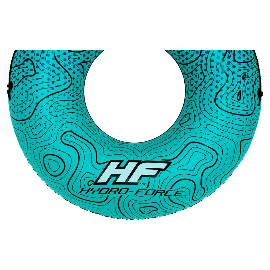 Trade Shop - Salvagente Ciambella Gonfiabile Con Motivi Ondulati Breeze Rider 106x106x27cm 36401 -