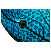 Trade Shop - Salvagente Ciambella Gonfiabile Con Motivi Ondulati Breeze Rider 106x106x27cm 36401 -