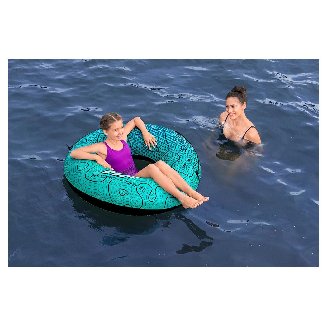 Trade Shop - Salvagente Ciambella Gonfiabile Con Motivi Ondulati Breeze Rider 106x106x27cm 36401 -