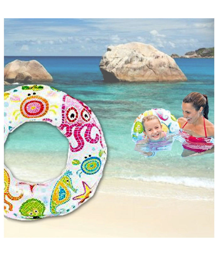 Salvagente Ciambella Gonfiabile Galleggiante Mare Piscina Spiaggia Bambini 51cm         
