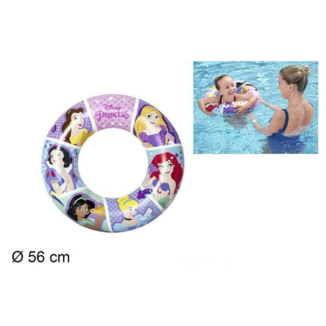 Trade Shop - Salvagente Ciambella Gonfiabile Per Bambini Con Grafica Principesse Disney ø56cm 016125 -