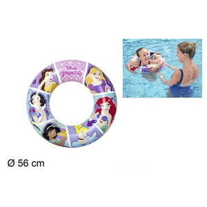 Trade Shop - Salvagente Ciambella Gonfiabile Per Bambini Con Grafica Principesse Disney ø56cm 016125 -
