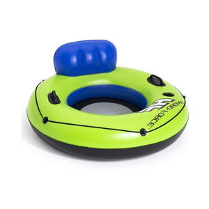 Trade Shop - Salvagente Ciambella Gonfiabile Poltrona Con Maniglie Portabicchieri Corda 43108 -