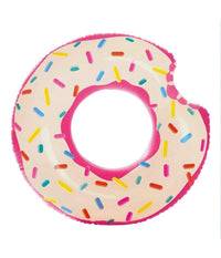 Salvagente Ciambella Gonfiabile Stampa Donuts Mangiucchiata 107 Cm Mare Piscina         