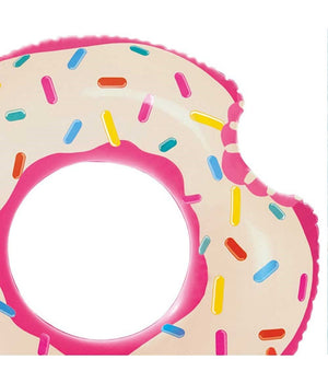 Salvagente Ciambella Gonfiabile Stampa Donuts Mangiucchiata 107 Cm Mare Piscina         