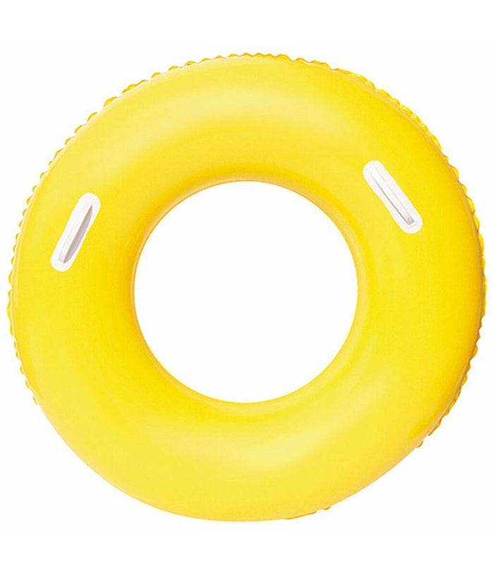 Salvagente Colorato Ciambella Con Maniglie 36084 Per Mare Piscina 91 Cm 3 Colori         