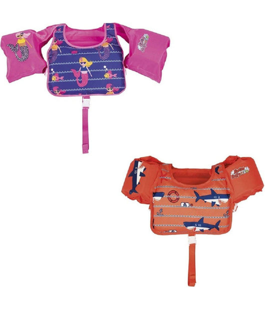 Salvagente Con Braccioli Gilet Gonfiabile Per Bambini 3-6 Anni Swim Safe 32174         