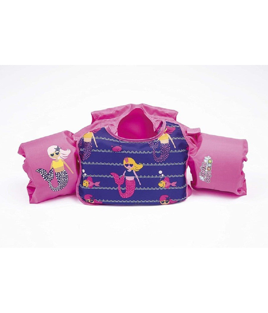 Salvagente Con Braccioli Gilet Gonfiabile Per Bambini 3-6 Anni Swim Safe 32174         