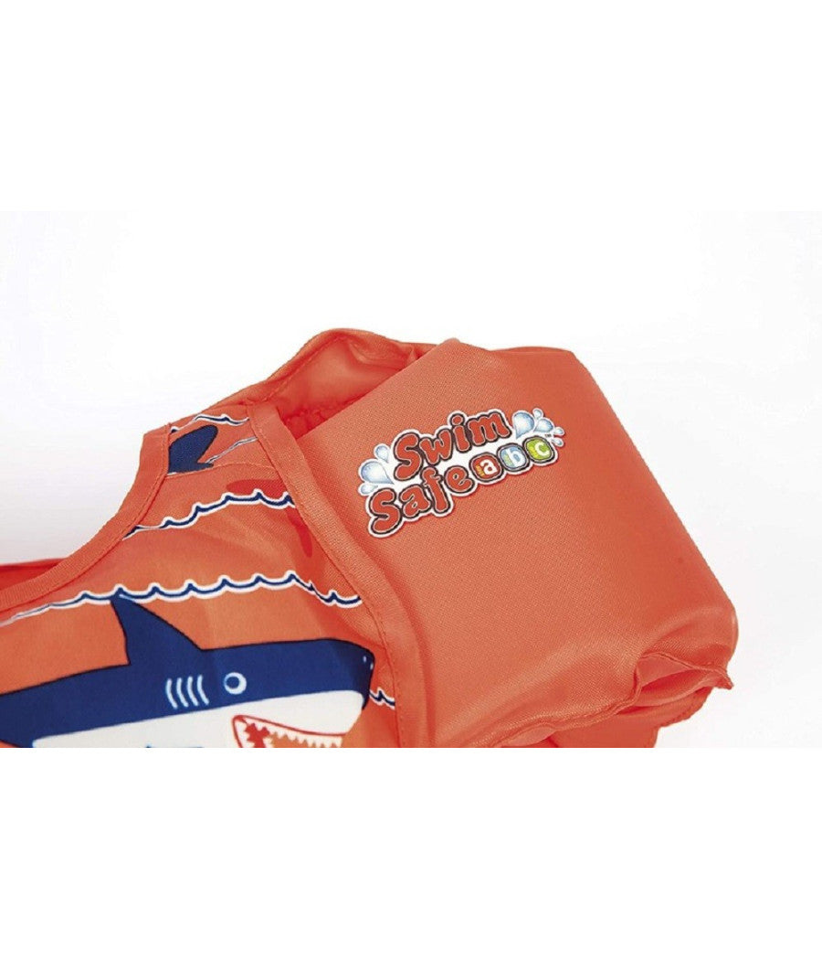 Salvagente Con Braccioli Gilet Gonfiabile Per Bambini 3-6 Anni Swim Safe 32174         