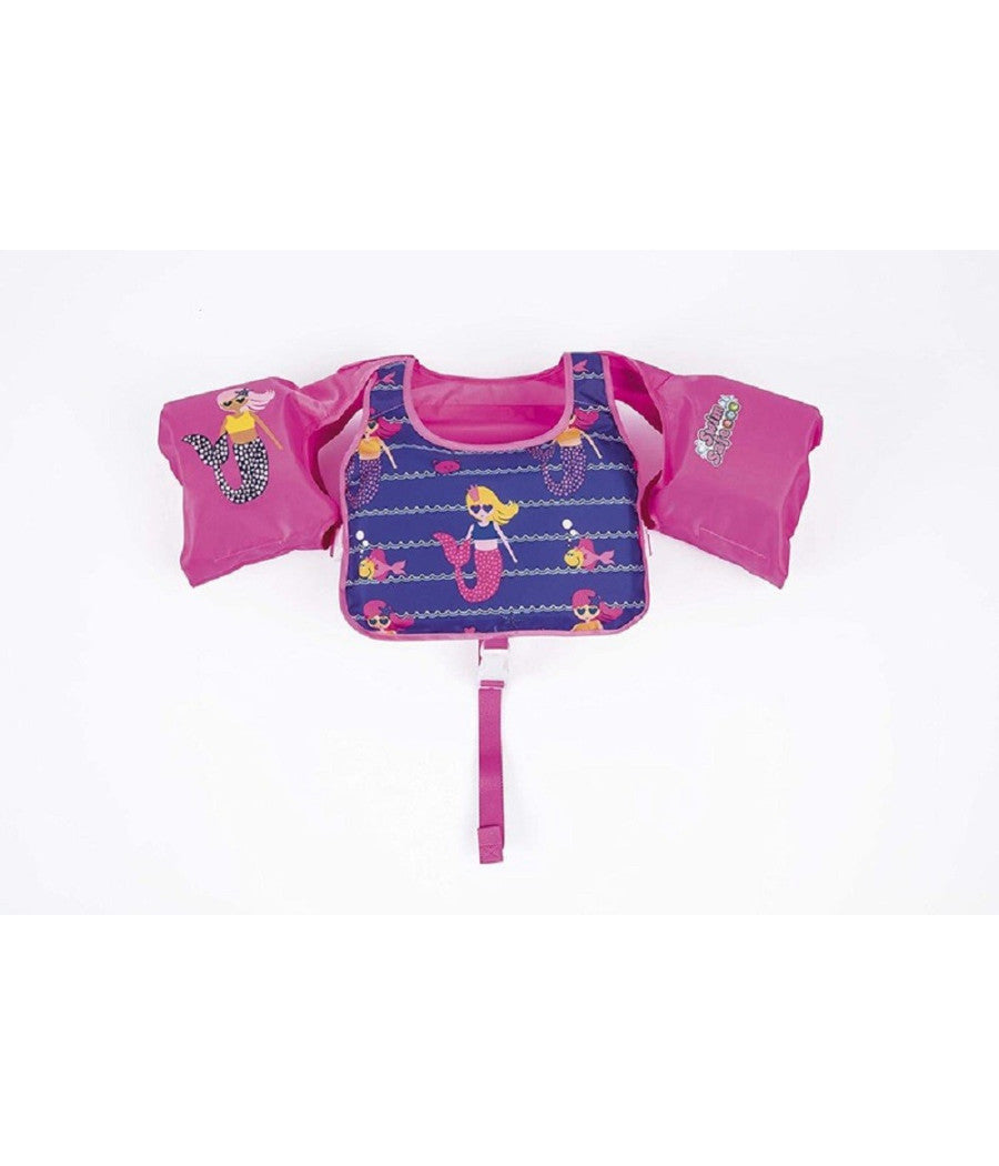 Salvagente Con Braccioli Gilet Gonfiabile Per Bambini 3-6 Anni Swim Safe 32174         