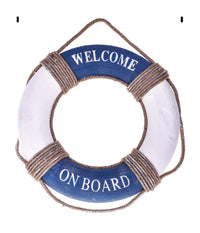 Salvagente Decorativo Da Parete In Legno Decorazione Casa Arredamento Mare         