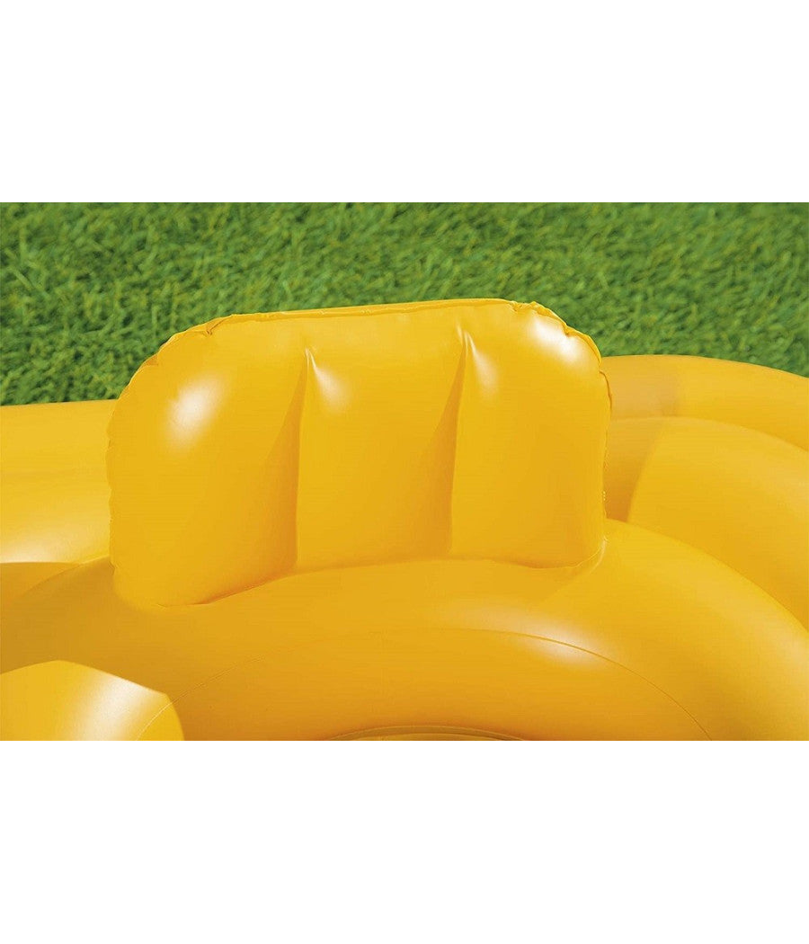 Trade Shop - Salvagente Gonfiabile A Mutandina Quadrato Swim Safe Abc Step A 76 X 76 Cm 32050 -