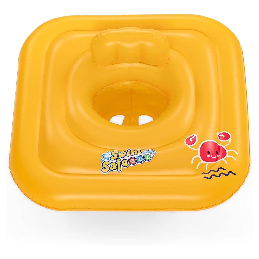 Trade Shop - Salvagente Gonfiabile A Mutandina Quadrato Swim Safe Abc Step A 76 X 76 Cm 32050 -