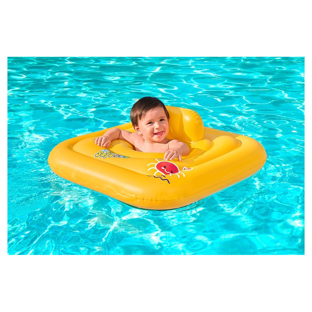Trade Shop - Salvagente Gonfiabile A Mutandina Quadrato Swim Safe Abc Step A 76 X 76 Cm 32050 -