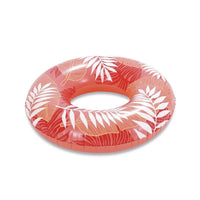 Trade Shop - Salvagente Gonfiabile Anello Galleggiante Piscina Tropicale Rosso Corallo 91cm 017549 -