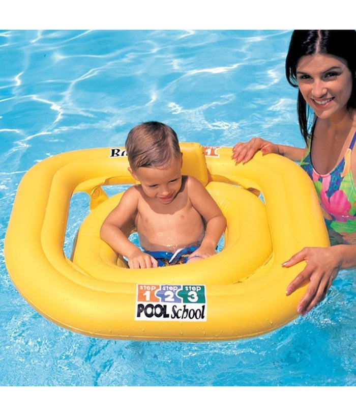 Salvagente Gonfiabile Bambino Neonato Mare Con Muandina E Schienale 79 X 79 Cm         