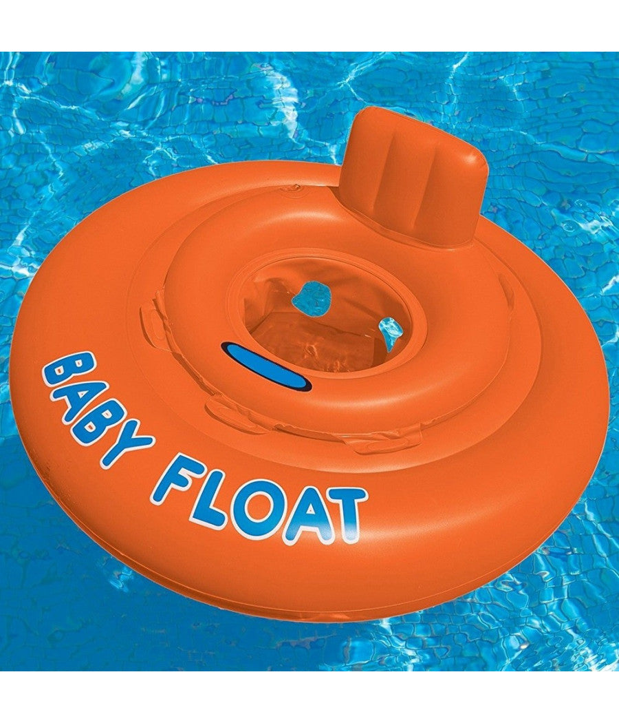 Salvagente Gonfiabile Bambino Neonato Mare Con Mutandina E Schienale 76cm Fluo         