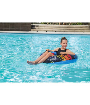 Trade Shop - Salvagente Gonfiabile Con Maniglie Palme Tropicali 91cm 2 Colori Assortiti 36350 -